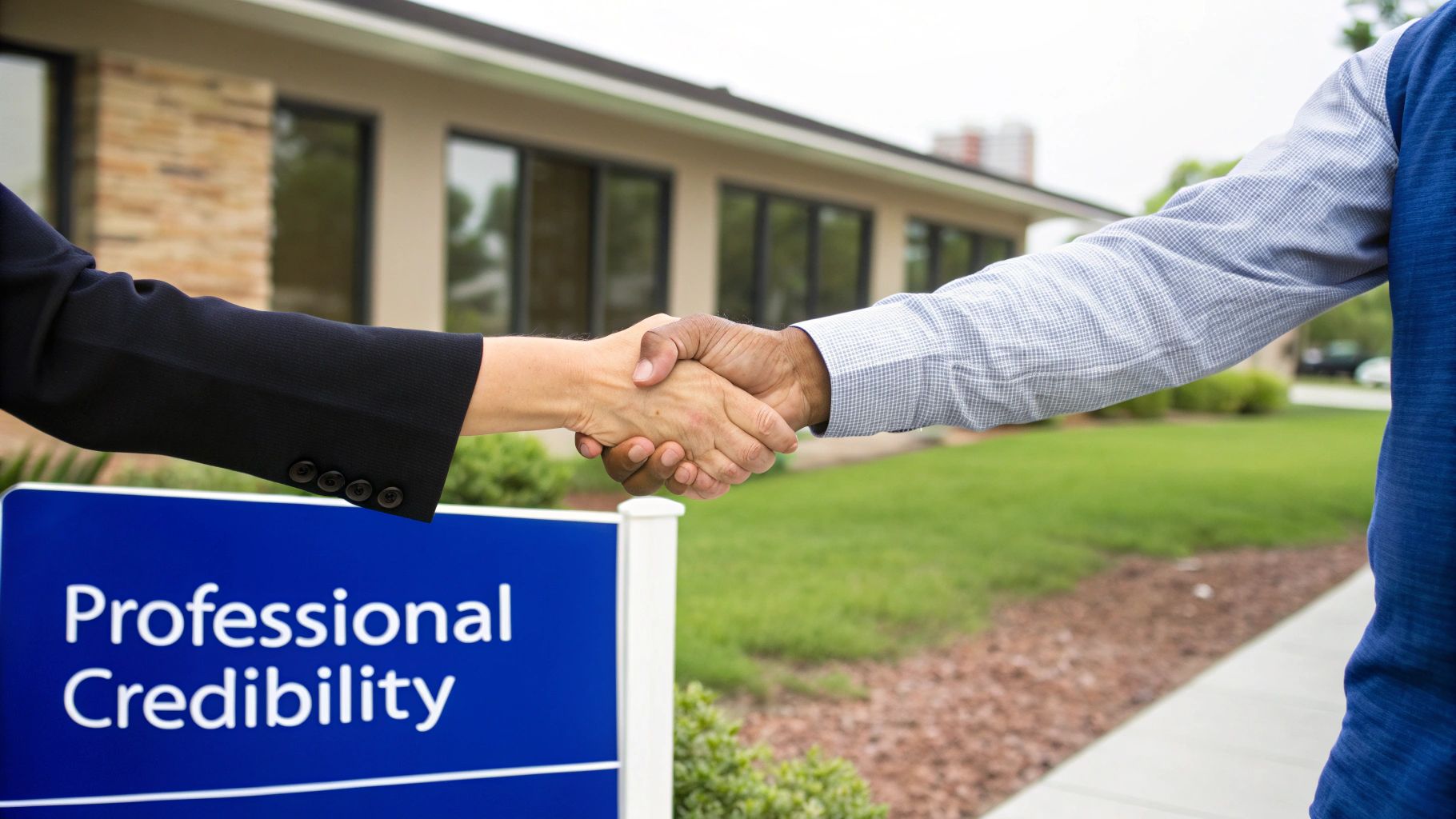 A magnifying glass hovering over a map, pinpointing a specific address to signify its importance.